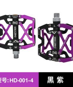 Pedales MTB Negro y Morado